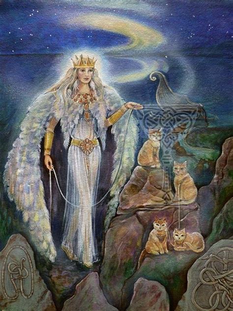 Freya Google Search Freya Goddess Norse Goddess Of Love Visionary Art