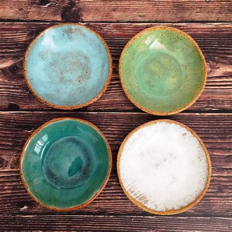 Handmade Pottery Bowls Set Of 4 Ceramic Bowls Housewarming Etsy