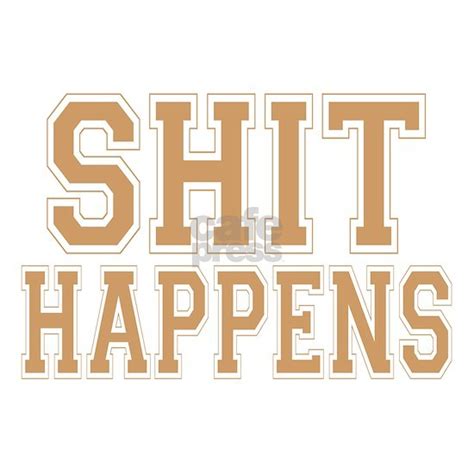 Shit Happens Sticker Oval Shit Happens Oval Sticker By