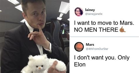 Frodo was the underdoge, all thought he would fail, himself most of all. Elon Musk Flirts With Mars, Twitter Can't Handle Their Hilarious Conversation
