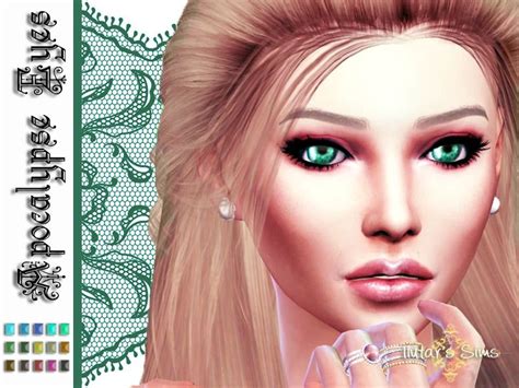 Comes In 15 Colors Found In Tsr Category Sims 4 Eye Colors