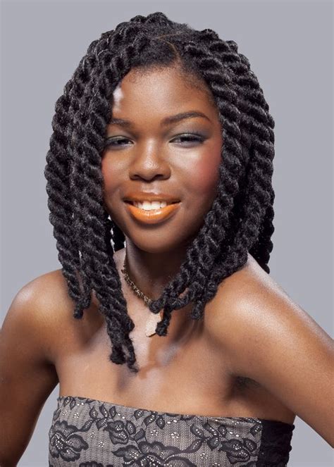 Chunky Natural Twists ⋆ African American Hairstyle Videos Aahv