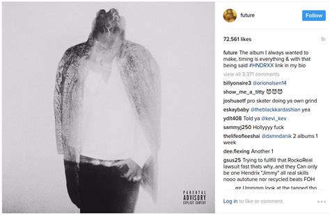 A Sweet Surprise Rapper Future Is Releasing His Upcoming Album Hndrxx