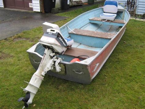 12 Ft Aluminum Boat And 8hp Johnson For Sale In Chilliwack British