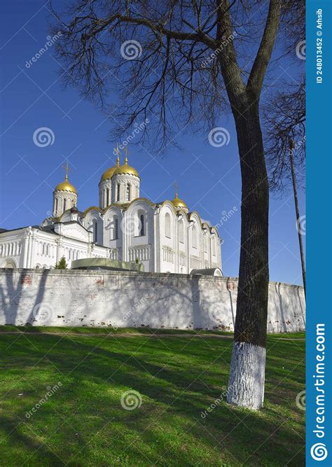 Assumption Old Cathedral In Vladimir Stock Photo Image Of Cupola