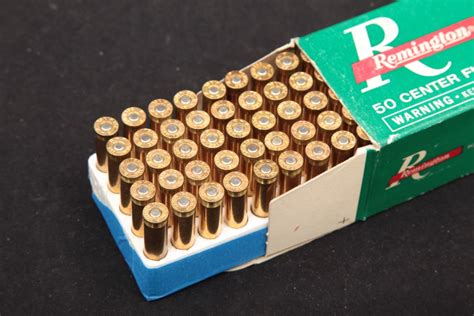 Remington 50x 351 Win Sl Vintage Rifle Ammunition In Original