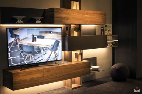Tastefully Space Savvy 25 Living Room Tv Units That Wow Living Room