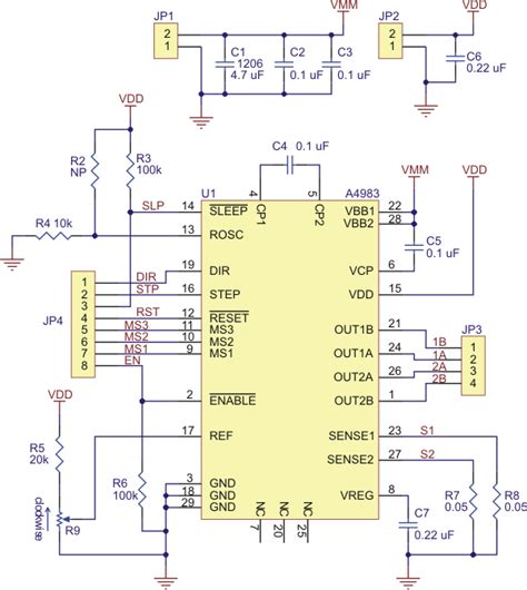 Alarm, amplifier, digital circuit, power supply, inverter, radio, robot and more. Pololu - A4983 Stepper Motor Driver Carrier