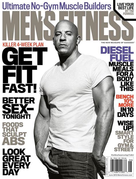 Vin Diesel Covers Men S Fitness June 2013 Magspider