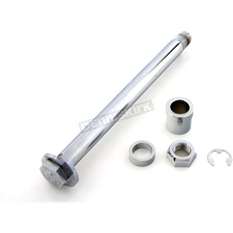 V Twin Manufacturing Chrome In Rear Axle Kit Harley