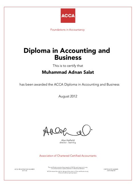 Furthermore, the malaysian bond market represents 67 percent of the world's sukuk issued.6. Diploma Certificate ACCA