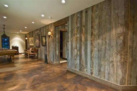 Barn Wood Walls Barn Woods Concrete Stained Floors