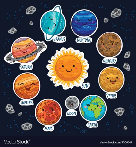 Get Solar System Planets Clipart PNG - The Solar System