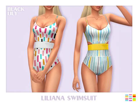 The Sims Resource Liliana Swimsuit