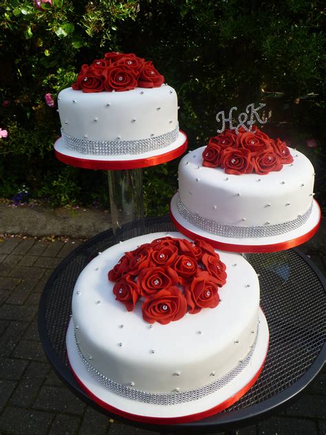 Red Wedding Cake Designs Posts Related To Red And White