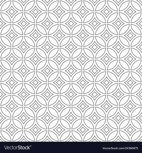 Abstract Seamless Geometric Pattern In Chinese Vector Image