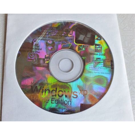 Genuine Microsoft Windows Xp Home Edition Cd With Service