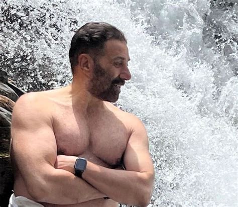 As Ranveer Singh Goes Naked For Magazine Shoot A Semi Naked Picture Of Sunny Deol By Riverside