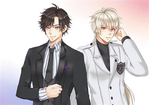 Commission Zen And Jumin Han By Rossomimi Mystic Messenger Zen Mystic Messenger Mystic