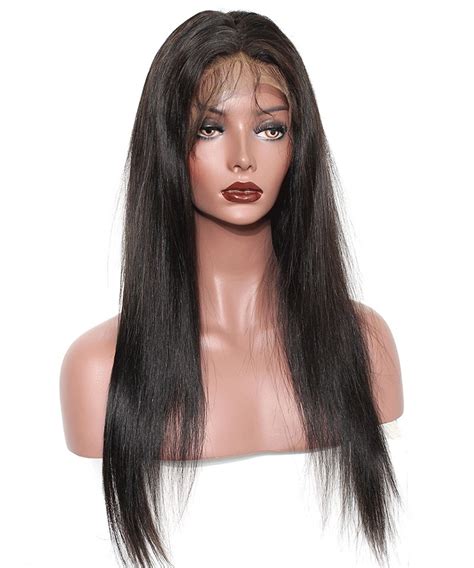 Msbuy Invisible 360 Lace Frontal Wigs Transparent Lace Human Hair ...