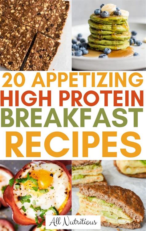 20 High Protein Breakfast Ideas Thatll Fill You Up All Nutritious