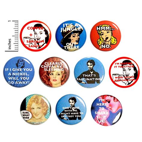 Funny Sarcastic Buttons Pins For Backpacks Or Jackets Lapel Pins