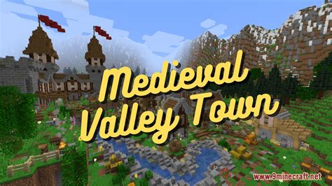 Minecraft Medieval Town Map