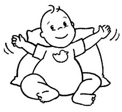 Dibujos para imprimir y colorear: Bebés para colorear