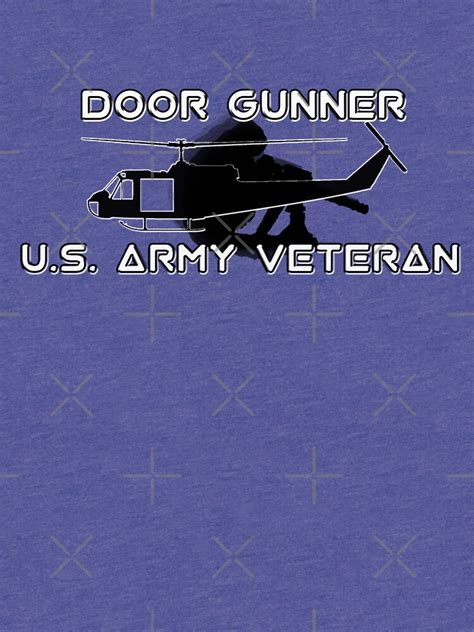 Door Gunner Army Veteran T Shirt By Buckwhite Redbubble