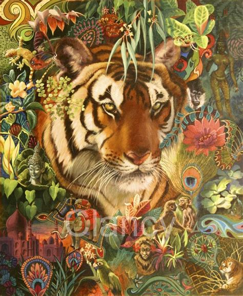 Tiger Tapestry Photo By Alandunn Photobucket Wildlife Artists
