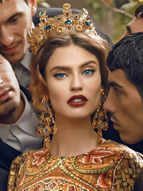 Italian Model Bianca Balti In Dolce And Gabbanas Fall 2013 Ad Campaign