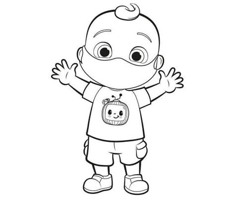 Cartoon Printable Cocomelon Coloring Pages Hd Coloring Pages For Kids