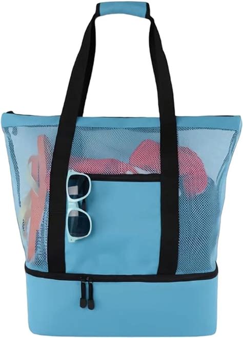 Zywbf Mesh Beach Bags And Totes For Women Oversized Mesh Large Picnic