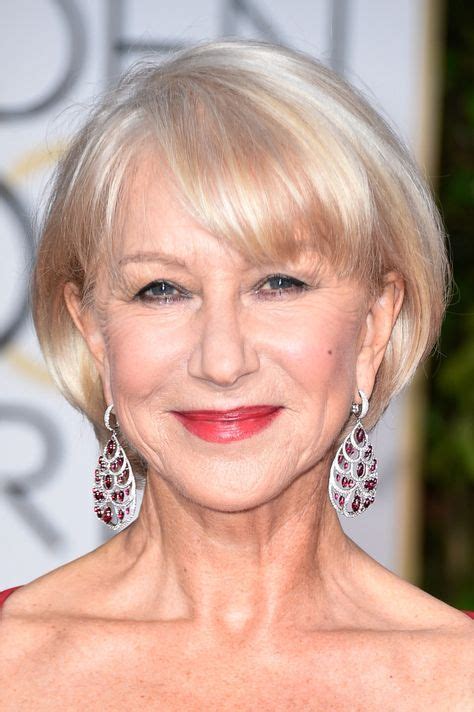 More Pics Of Helen Mirren Bob Hairstyles For Thin Hair Short Hair Styles Short Hairstyles