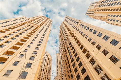 Residential Real Estate Buildings And Urban Development In Dubai Uae