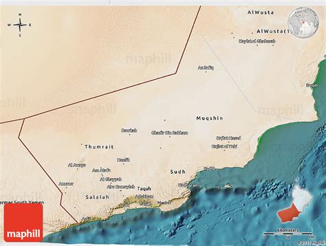 Satellite 3d Map Of Dhofar