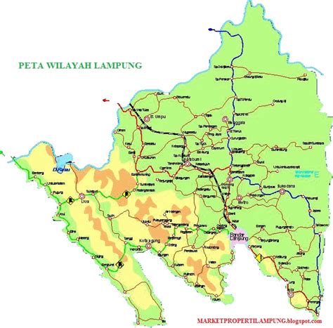 Gambar Peta Lampung Peta Provinsi Di Indonesia Bagian