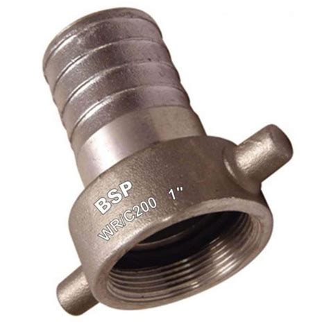 Bsp Coupling Water Pump 1 Inch Female Hose Tail Connector 25mm Suction