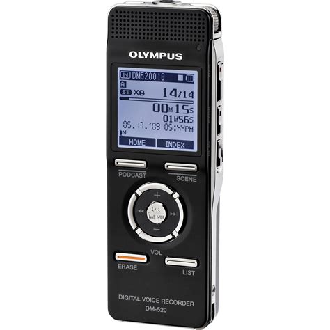 Olympus DM-520 Digital Voice Recorder 142075 B&H Photo Video