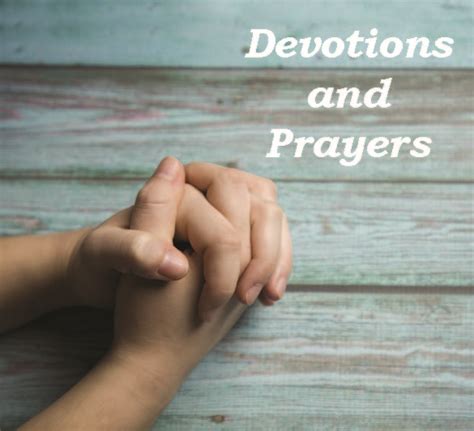 Devotions And Prayers Northern Illinois District