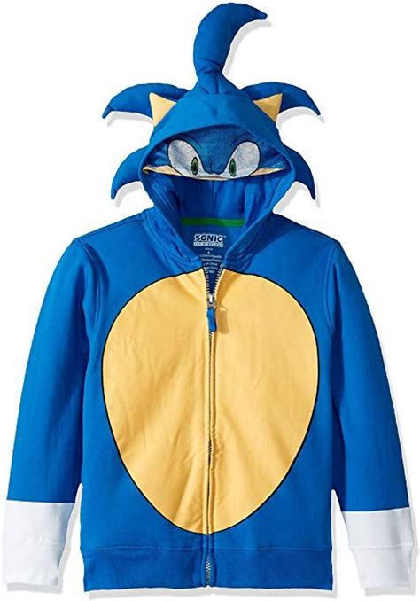 Sega Little Kids Sonic The Hedgehog Costume Hoodie Royal