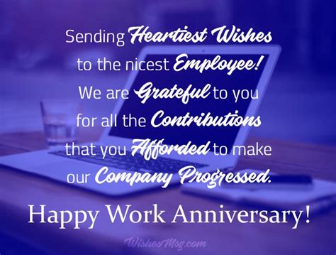 Happy 30th Work Anniversary Messages