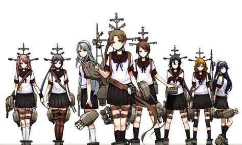 Ushio Akebono Sazanami Oboro Shikinami And More Kantai