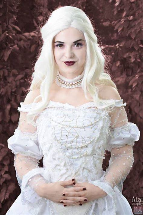 White Queen Burtons Alice In Wonderland Cosplay By Atai On Deviantart