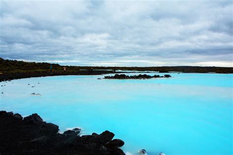La Station De Vacances Géothermique De Bain De Lagune Bleue En Islande