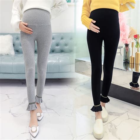 Good Quality Pregnancy Wear Spring Autumn Cotton Maternity Pants