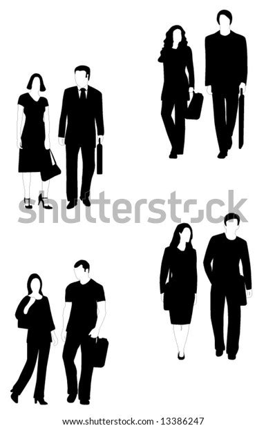 Illustration Business People Stock Vector Royalty Free 13386247