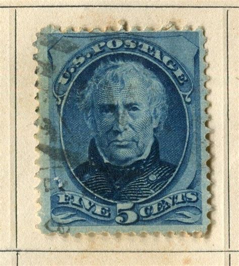 Usa 1870s Classic Presidential Series Issue Fine Used 5c Value