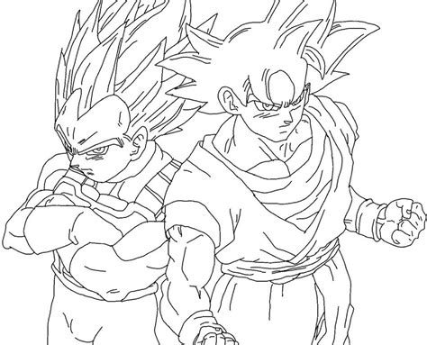 Goku and vegeta have gone through some tough times together. Goku Ultra Instincr - Free Coloring Pages