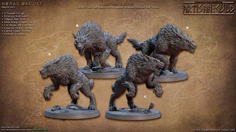 Dnd Wolf Miniature Wolves Dnd Dungeons And Dragons Dandd Etsy